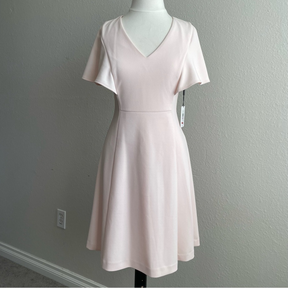 Calvin Klein Soft Pink Midi Dress NWT